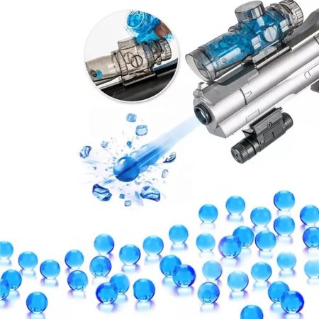 Kulki żelowe naboje do Pistoletu i Karabinu 7-8mm - niebieskie 66000 sztuk