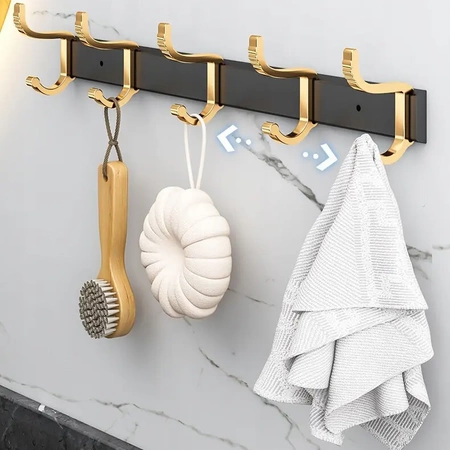 EVI HOME Premium LOFT koupelnový věšák s úchyty, háčky na ručníky