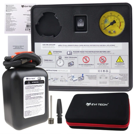 TIRE REPAIR KIT with 450ml SEALANT Quick Repair + COMPRESSOR