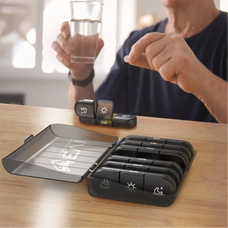 Pill Organizer Medication Box 7 Days x 3 Times a Day