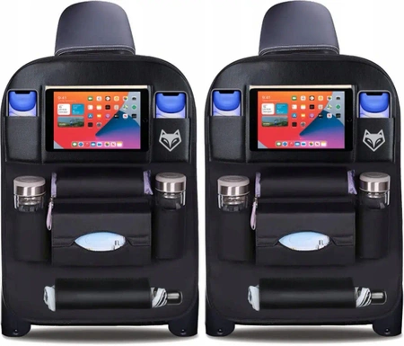 Car seat organiser, seat protection cover Eco-leather