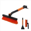 Car Window Scraper and Snow Brush for Clearing Snow from Vehicles