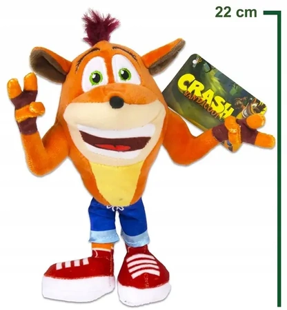 Maskotka pluszak CRASH BANDICOOT dla gracza