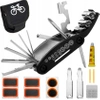Akcesoria Rowerowe zestaw naprawczy kluczy rowerowych i łatki do dętek etui