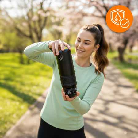 THERMAL MUG FOR COFFEE TEA THERMOS WATER BOTTLE LEAKPROOF ANTI-SLIP 700 ML