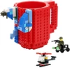 Creative LEGO Brick Mug with Starter Kit - Red