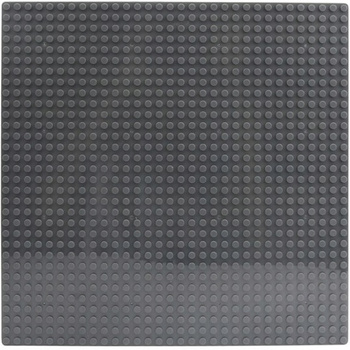 Construction tile for LEGO STANDARD bricks - dark grey
