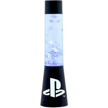 Lávová lampa PlayStation, noční světlo, dekorativní - modrá 33cm