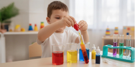 VZDĚLÁVACÍ HRAČKA 14 VĚDECKÝCH EXPERIMENTŮ SOPKA MALÝ CHEMIK SADA