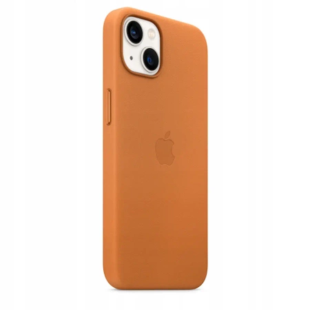 Originální kožené pouzdro APPLE iPhone 13 - Golden Brown - MM103ZM/A