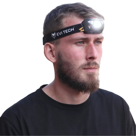 LED HEADLAMP Rechargeable Headlamp Strong Waterproof Lamp Gesture Control USB-C