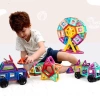 Magnetic blocks CONSTRUCTION PANELS educational colorful 3D set 128pcs