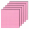 CONSTRUCTION PLATES for LEGO bricks 32x32 XL creative SET of 5 pieces pink