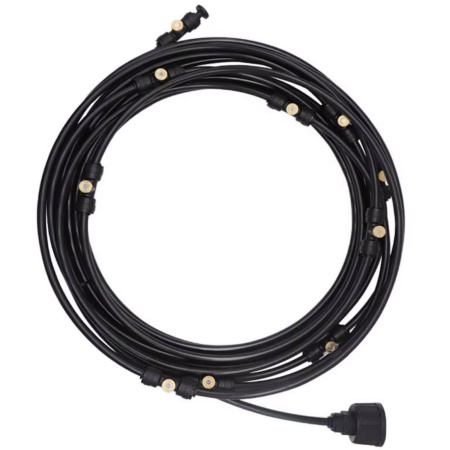 GARDEN SPRINKLER WATER CURTAIN MIST IRRIGATION SYSTEM 10M BRASS NOZZLES