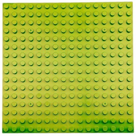 Construction board for LEGO DUPLO bricks - light green