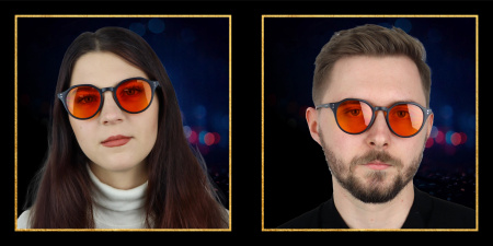 Počítačové brýle blokující 99% modrého světla ANTI BLUE LIGHT s pouzdrem