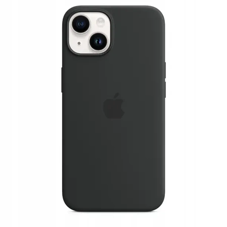 Genuine APPLE iPhone 14 MagSafe Silicone Case Black (Midnight) - MPRU3ZM/A - New, Opened Package