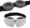 3D PREMIUM BLACKOUT ergonomic eye mask for sleeping - gray