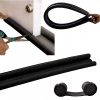 DOOR SEAL anti-extrusion acoustic foam 90 cm - BLACK