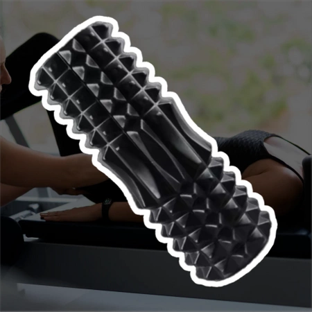 ROLLER MASSAGE ROLLER for REHABILITATION with Spikes FITNESS CROSSFIT + EBOOK
