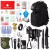 Mega XXL military survival kit with backpack and first aid kit, Survival 70in1