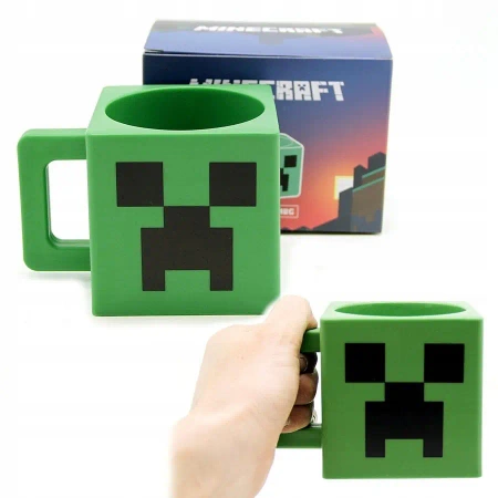Kubek MINECRAFT Creeper 3D nietłukący dla dziecka