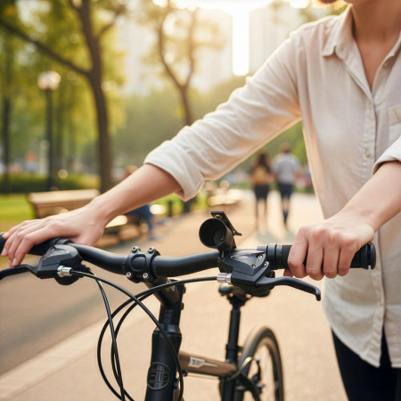 BICYCLE BELL FOR BIKE SCOOTER HANDLEBAR BIKE BLACK LOUD 100dB