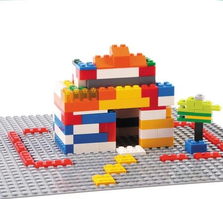 Stavební deska pro kostky LEGO STANDARD - bílá