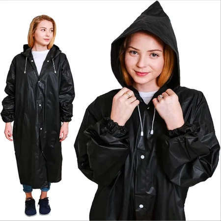 RAINCOAT WOMEN'S MEN'S Rain Poncho with HOOD