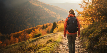 PLECAK TURYSTYCZNY TREKKINGOWY GÓRSKI 25L MĘSKI DAMSKI MOCNY W GÓRY CZARNY