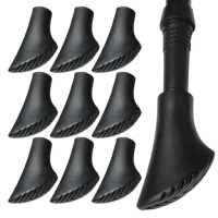 TIPS FOR NORDIC WALKING & TREKKING POLES Pads Boots x10 Pieces