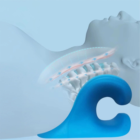 Polštář pod krk Masáž páteře Uvolňovač pro krk Úleva Masážní přístroj na bolest