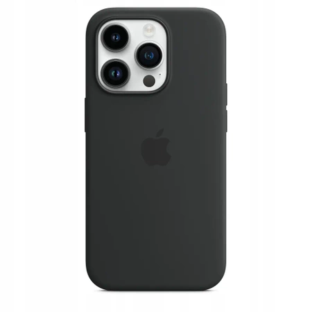 Oryginalne etui APPLE iPhone 14 Pro Silikonowe - Czarne (Midnight) - MPTE3ZM/A - nowe, otwarte opakowanie