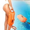 SAFETY SWIM BUOY with DRY POCKET INFLATABLE BOARD ADJUSTMENT