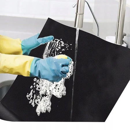 3x non-stick Teflon mat for barbecue and oven baking