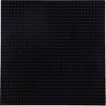 Construction board for LEGO STANDARD bricks - black