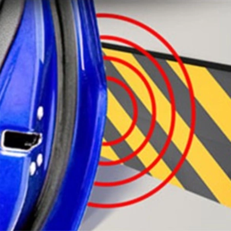 PROTECTIVE BUMP for garage wall, parking lot protector mat, 50x10x1.5cm - set of 10