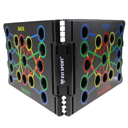 DUŻA DESKA UCHWYTY DO POMPEK ĆWICZEŃ PUSH UP WIELOFUNKCYJNA TRENING 16W1