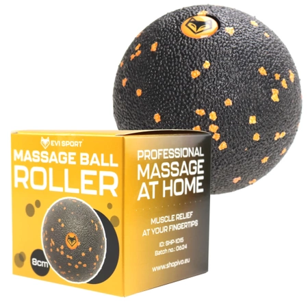 MÍČ pro REHABILITAČNÍ MASÁŽ ROLLER Válec 8 cm LACROSSE CROSSFIT + EBOOK