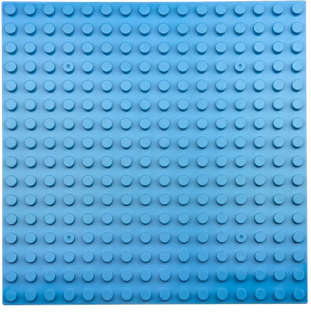 STAVEBNÍ DESKY na LEGO Duplo kostky 16x16 kreativní SADA 5 kusů modrá