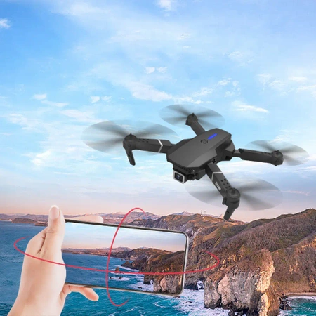 Drone EVI E90 PRO camera 4K HD WIFI toy, hover, range 250m + 3 batteries (3x20 min)