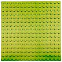 Duża PŁYTKA KONSTRUKCYJNA do klocków LEGO Duplo 16x16 kreatywna j. zielony