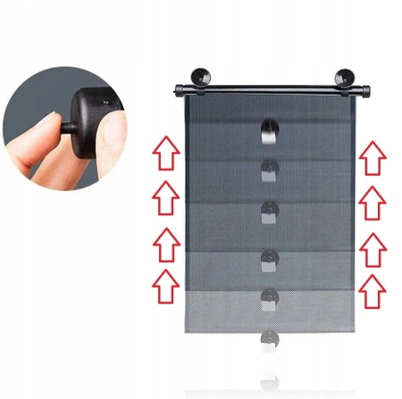 Sun blind for car set of 2 pieces