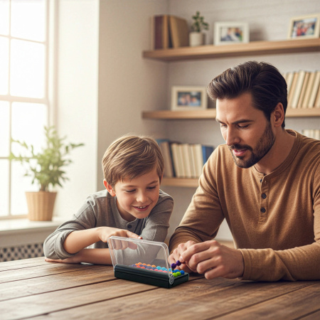 LOGIC GAME PUZZLE IQ PUZZLE JIGSAW 6+ BOARD TRAVEL 120 CHALLENGES