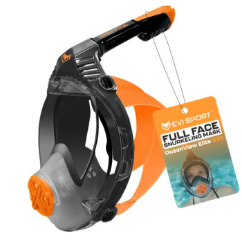 DIVING MASK SWIMMING SNORKELING FULL FACE MASK NO FOG OceanView ELITE S/M