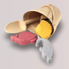 SILICONE SAND TOYS Soft Water-Friendly Beach GIGANT Set BUCKET & MOLDS