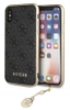 GUESS CHARMS 4G pendant case for iPhone X / XS - grey