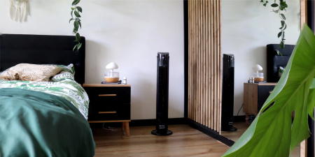 Tower Fan EVI TECH BreezeTower 32” Floor Standing Fan with IONIZATION XXL