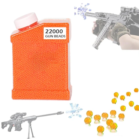 7-8mm orange 22000 gel ball cartridges for Pistol and Rifle