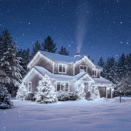 OUTDOOR CHRISTMAS LIGHTS 500 LED CHRISTMAS LIGHTS FOR CHRISTMAS TREE 35m XXL - COLD